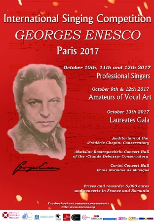 Concursul internațional "George Enescu" - Paris 2017